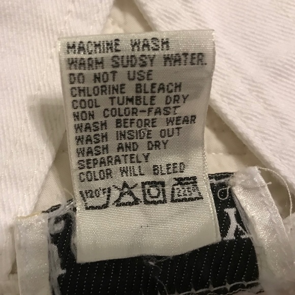 J.L.N.Y. white denim overall shorts with LOTS of pockets (18) - Picture 5 of 16